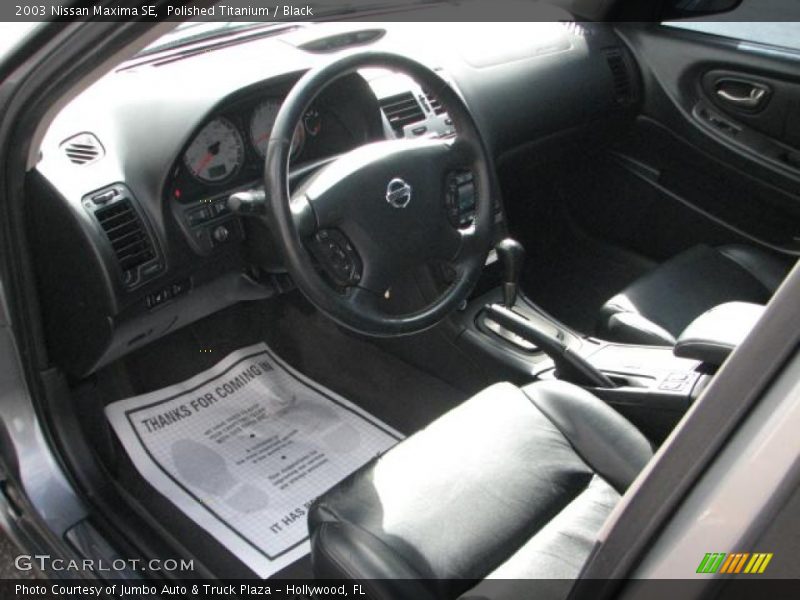 Polished Titanium / Black 2003 Nissan Maxima SE