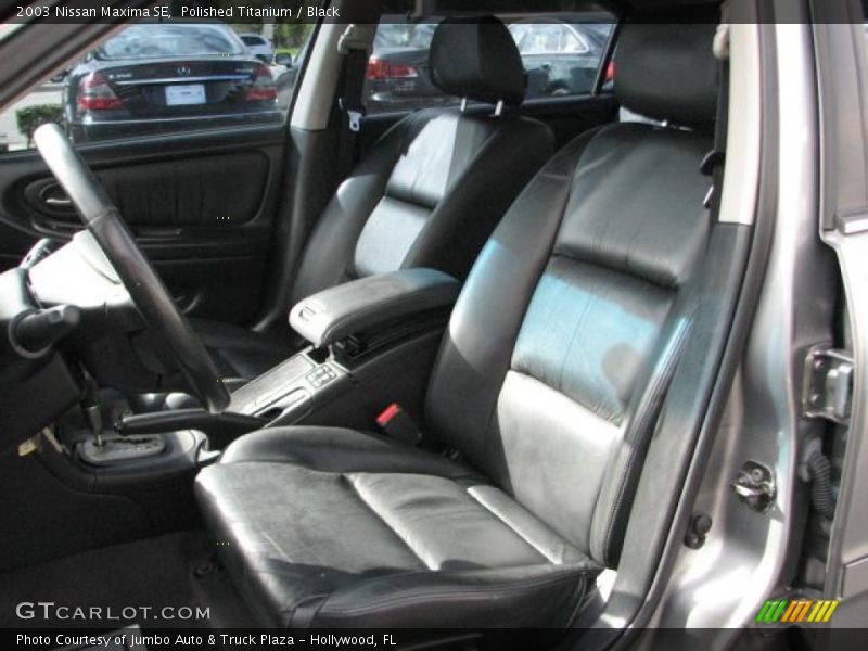 Polished Titanium / Black 2003 Nissan Maxima SE