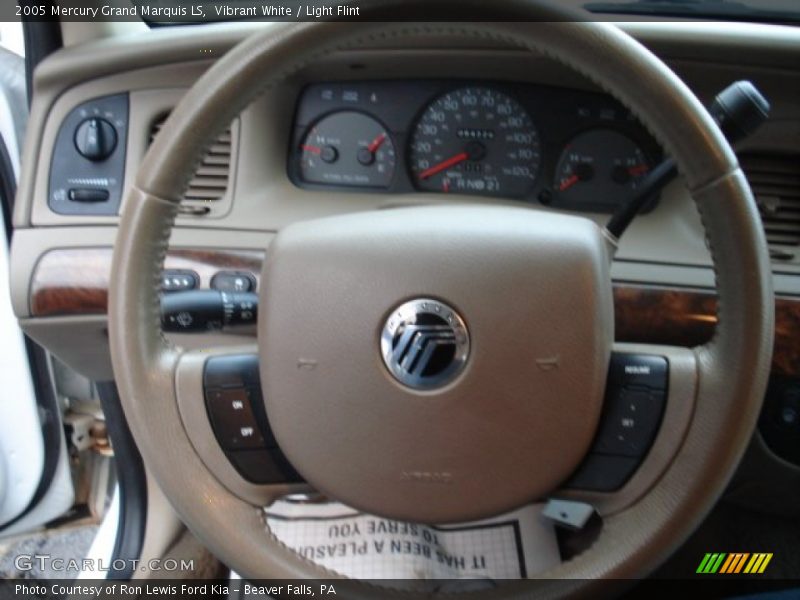 Vibrant White / Light Flint 2005 Mercury Grand Marquis LS