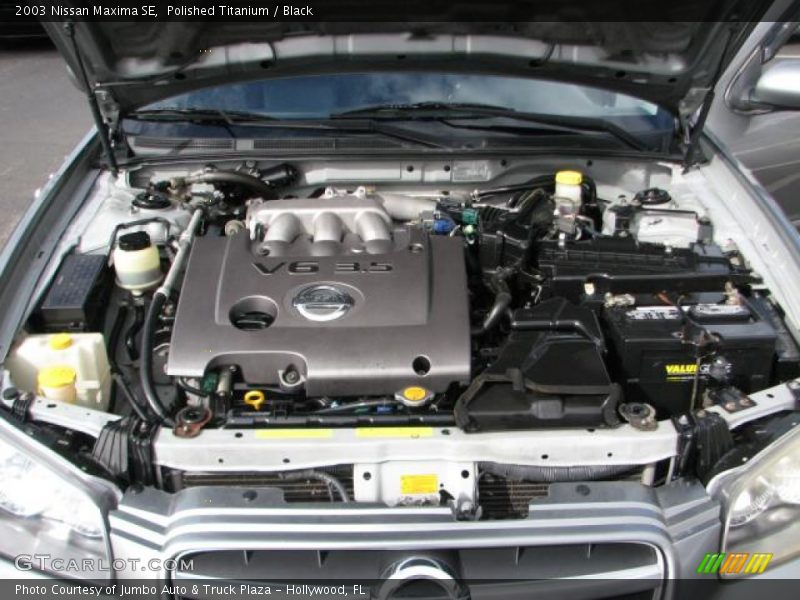 Polished Titanium / Black 2003 Nissan Maxima SE