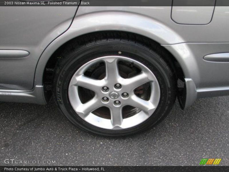 Polished Titanium / Black 2003 Nissan Maxima SE