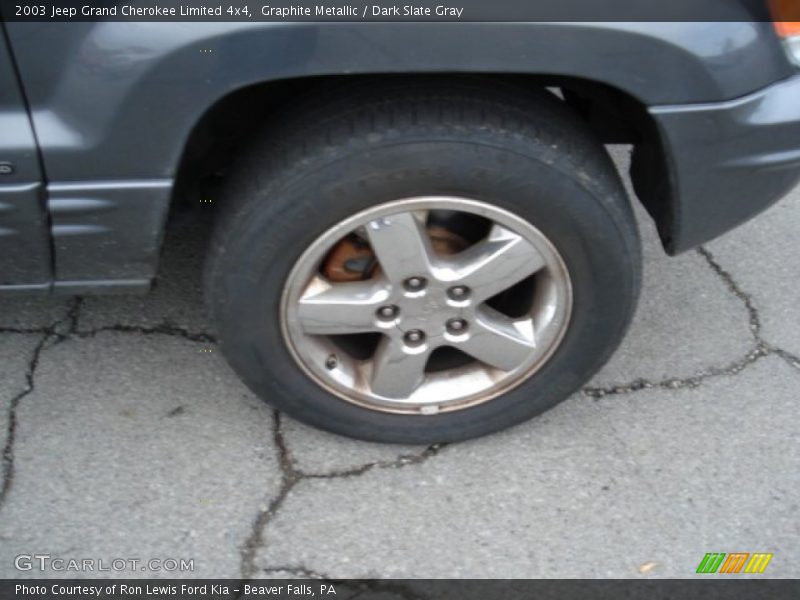 Graphite Metallic / Dark Slate Gray 2003 Jeep Grand Cherokee Limited 4x4