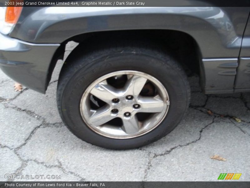 Graphite Metallic / Dark Slate Gray 2003 Jeep Grand Cherokee Limited 4x4