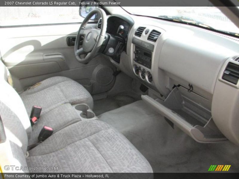 Yellow / Medium Pewter 2007 Chevrolet Colorado LS Regular Cab