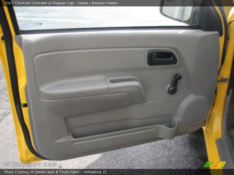 Yellow / Medium Pewter 2007 Chevrolet Colorado LS Regular Cab