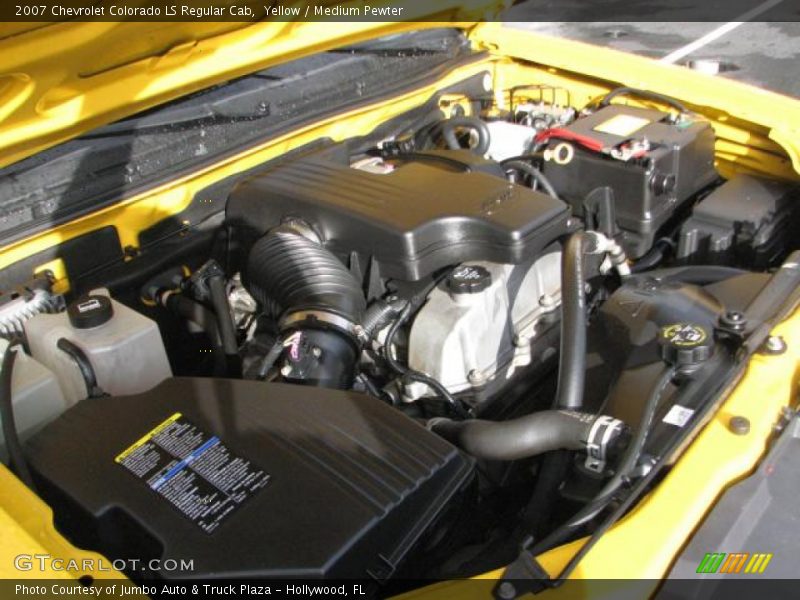 Yellow / Medium Pewter 2007 Chevrolet Colorado LS Regular Cab