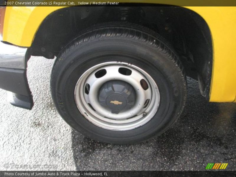 Yellow / Medium Pewter 2007 Chevrolet Colorado LS Regular Cab