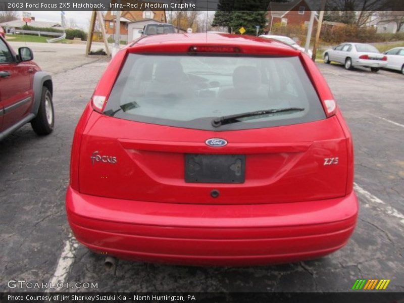 Infra-Red / Medium Graphite 2003 Ford Focus ZX5 Hatchback