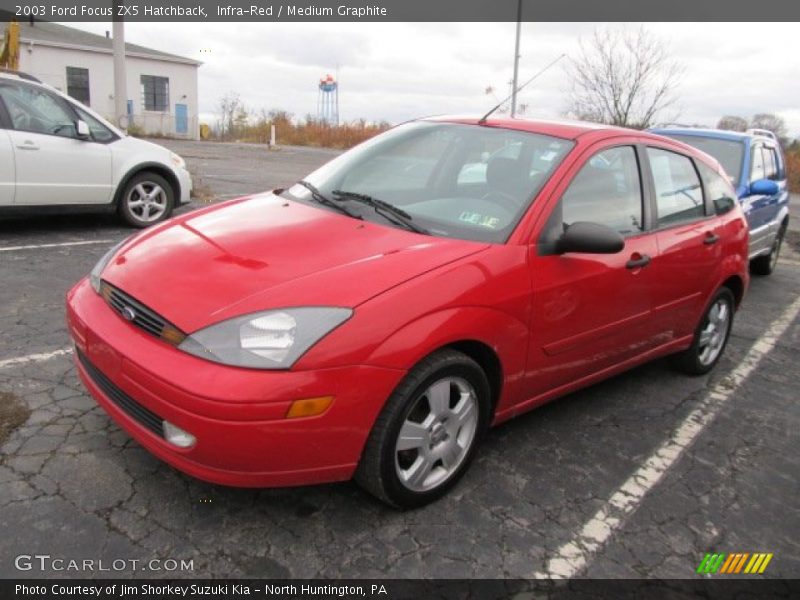 Infra-Red / Medium Graphite 2003 Ford Focus ZX5 Hatchback