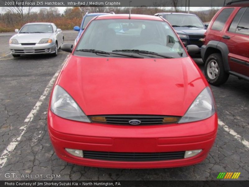 Infra-Red / Medium Graphite 2003 Ford Focus ZX5 Hatchback