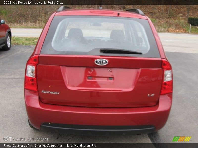 Volcanic Red / Gray 2008 Kia Rondo LX