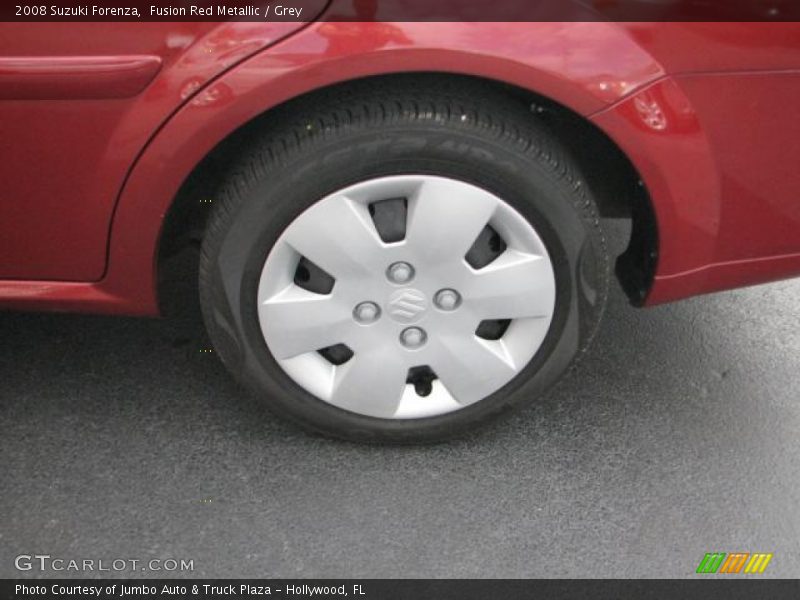 Fusion Red Metallic / Grey 2008 Suzuki Forenza