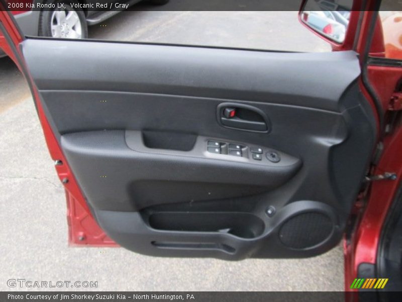 Volcanic Red / Gray 2008 Kia Rondo LX