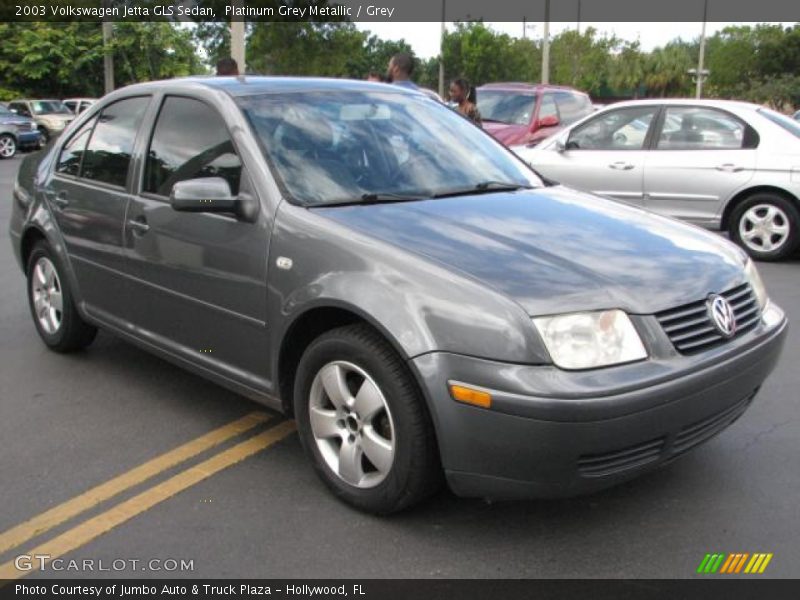 Platinum Grey Metallic / Grey 2003 Volkswagen Jetta GLS Sedan
