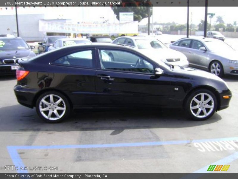 Black / Charcoal 2003 Mercedes-Benz C 230 Kompressor Coupe