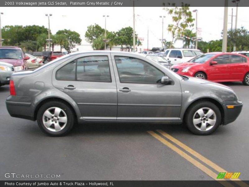 Platinum Grey Metallic / Grey 2003 Volkswagen Jetta GLS Sedan