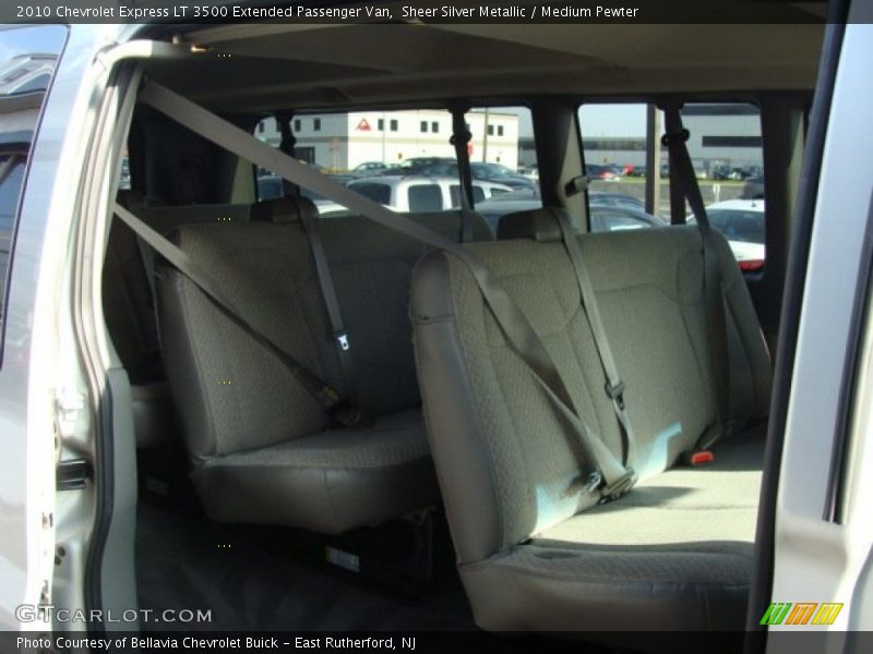 Sheer Silver Metallic / Medium Pewter 2010 Chevrolet Express LT 3500 Extended Passenger Van