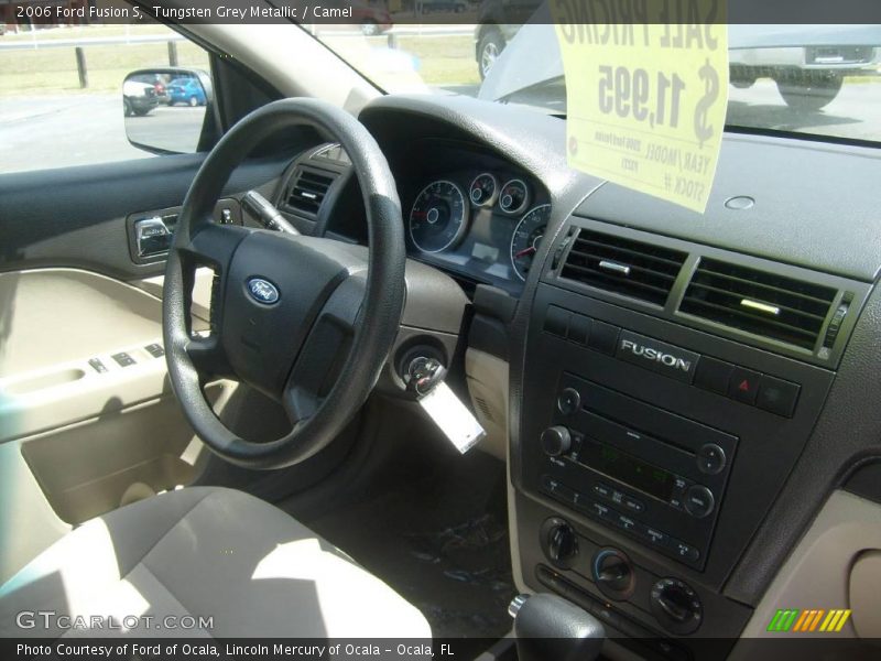 Tungsten Grey Metallic / Camel 2006 Ford Fusion S