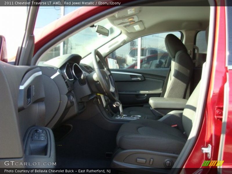 Red Jewel Metallic / Ebony/Ebony 2011 Chevrolet Traverse LT AWD
