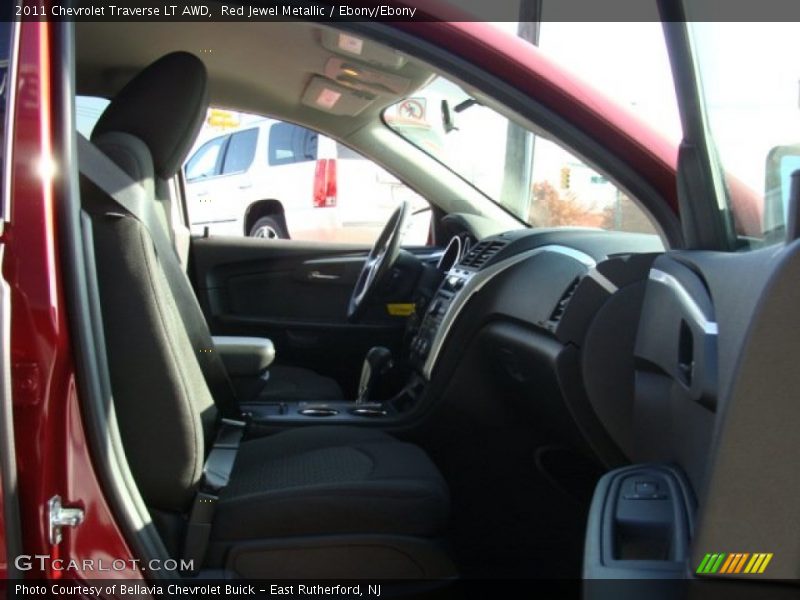 Red Jewel Metallic / Ebony/Ebony 2011 Chevrolet Traverse LT AWD