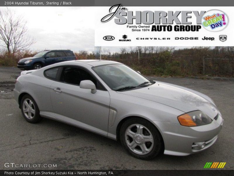 Sterling / Black 2004 Hyundai Tiburon