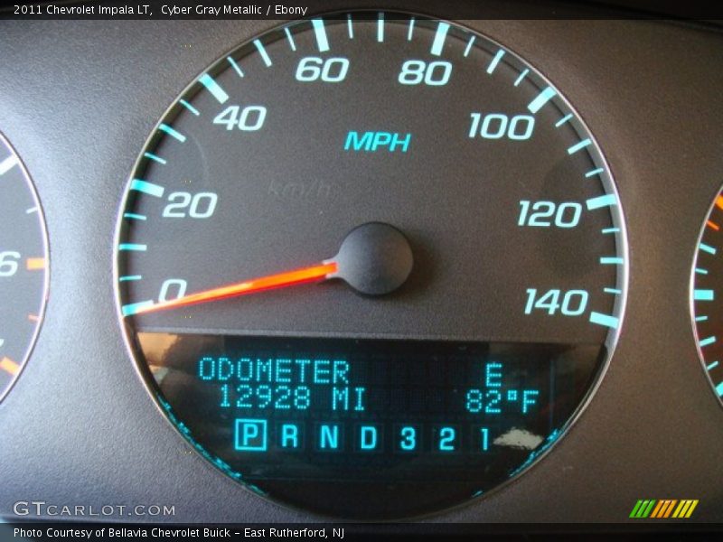 Cyber Gray Metallic / Ebony 2011 Chevrolet Impala LT