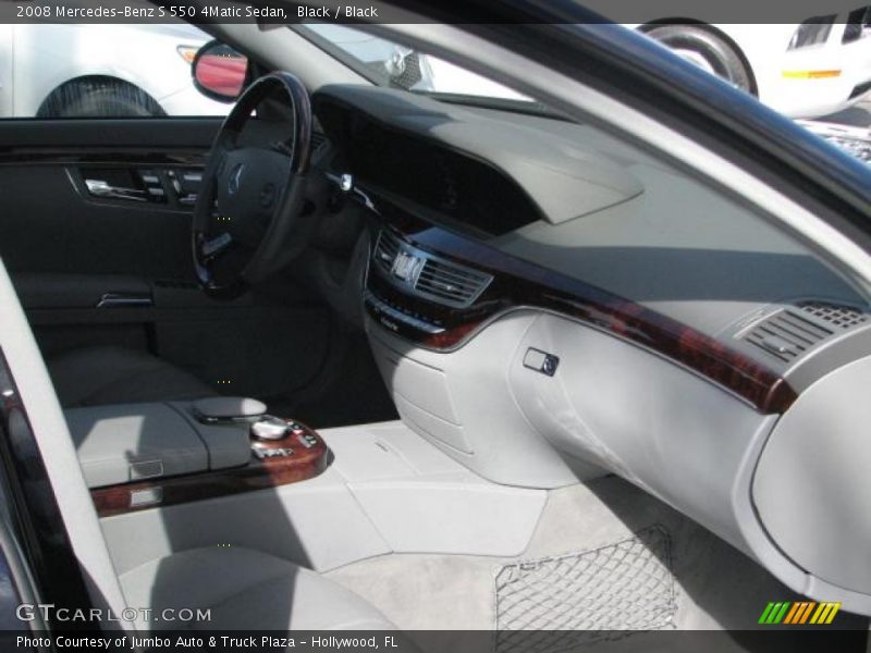 Black / Black 2008 Mercedes-Benz S 550 4Matic Sedan