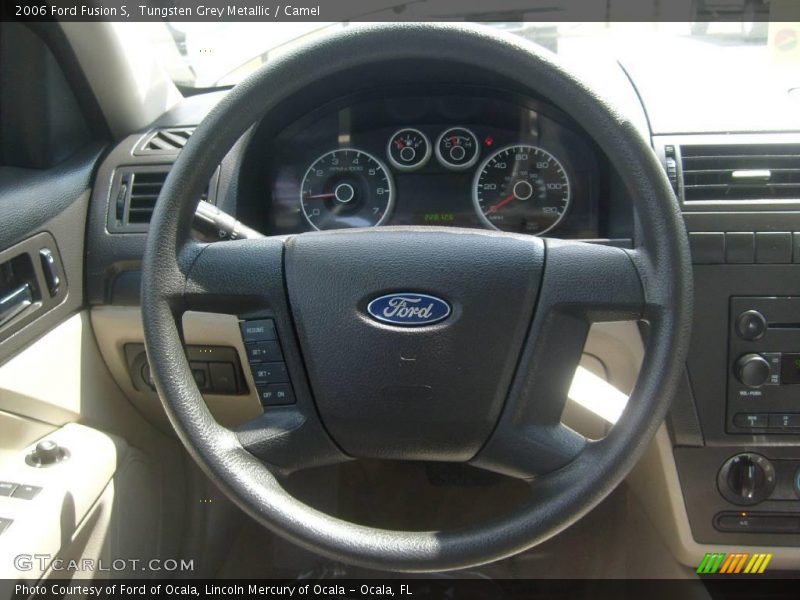 Tungsten Grey Metallic / Camel 2006 Ford Fusion S