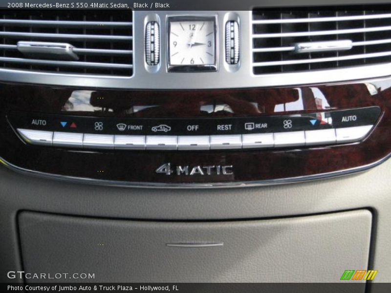 Black / Black 2008 Mercedes-Benz S 550 4Matic Sedan