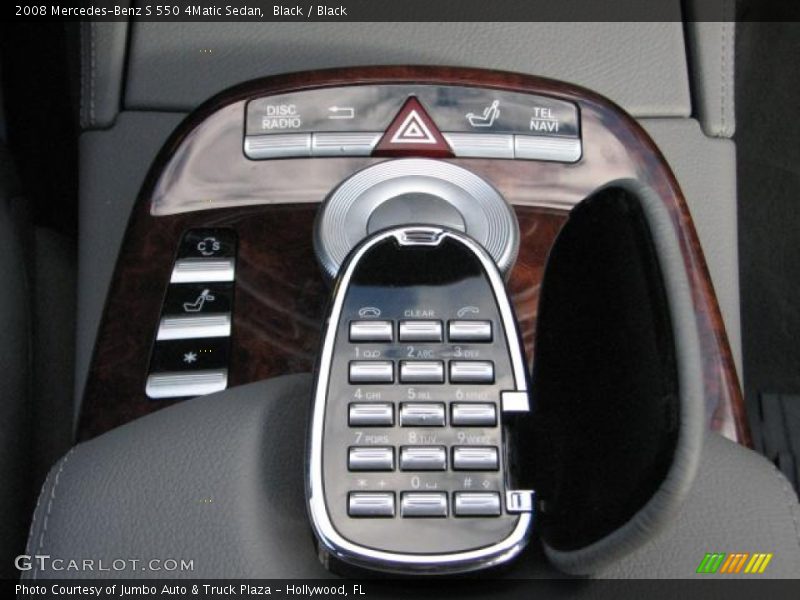Black / Black 2008 Mercedes-Benz S 550 4Matic Sedan