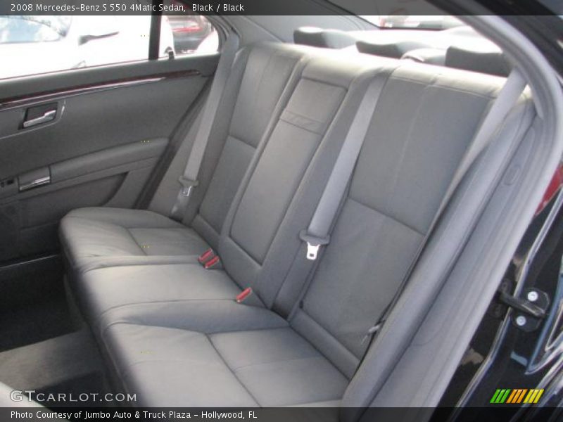 Black / Black 2008 Mercedes-Benz S 550 4Matic Sedan