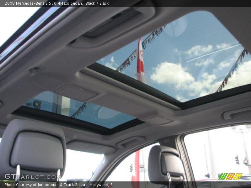 Black / Black 2008 Mercedes-Benz S 550 4Matic Sedan