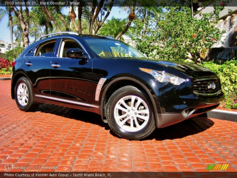 Black Obsidian / Wheat 2009 Infiniti FX 35