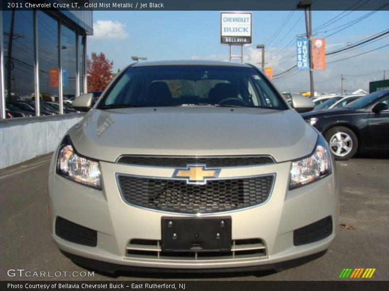 Gold Mist Metallic / Jet Black 2011 Chevrolet Cruze LT