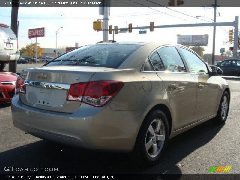 Gold Mist Metallic / Jet Black 2011 Chevrolet Cruze LT