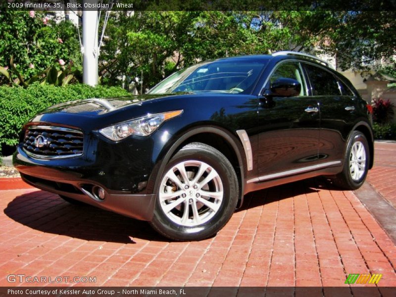 Black Obsidian / Wheat 2009 Infiniti FX 35