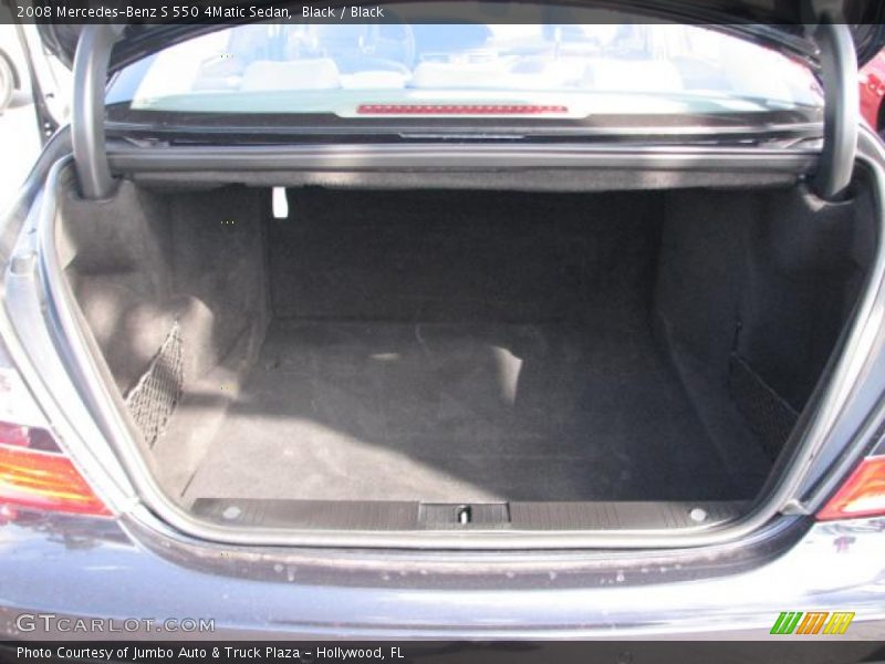 Black / Black 2008 Mercedes-Benz S 550 4Matic Sedan