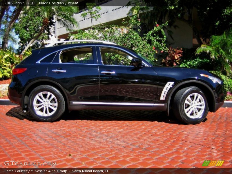 Black Obsidian / Wheat 2009 Infiniti FX 35