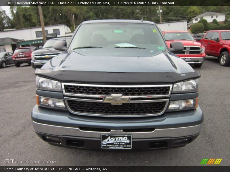 Blue Granite Metallic / Dark Charcoal 2007 Chevrolet Silverado 1500 Classic Z71 Extended Cab 4x4