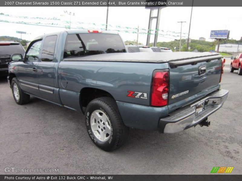 Blue Granite Metallic / Dark Charcoal 2007 Chevrolet Silverado 1500 Classic Z71 Extended Cab 4x4