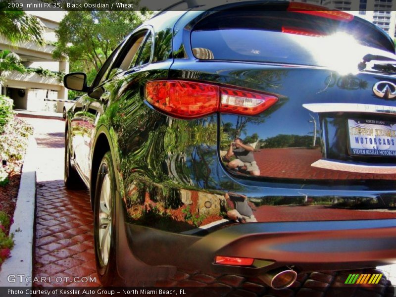 Black Obsidian / Wheat 2009 Infiniti FX 35