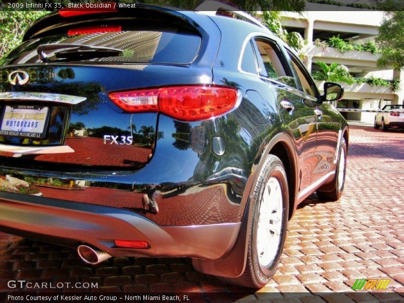 Black Obsidian / Wheat 2009 Infiniti FX 35