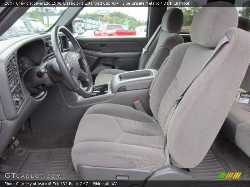 Blue Granite Metallic / Dark Charcoal 2007 Chevrolet Silverado 1500 Classic Z71 Extended Cab 4x4