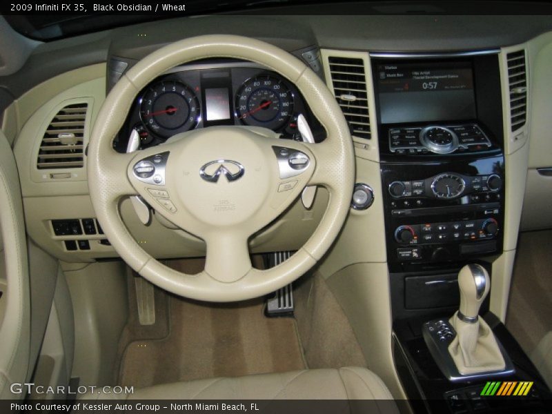 Black Obsidian / Wheat 2009 Infiniti FX 35