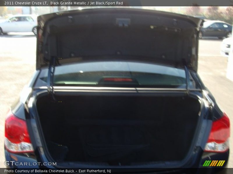 Black Granite Metallic / Jet Black/Sport Red 2011 Chevrolet Cruze LT