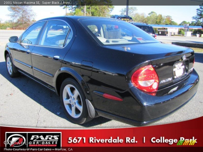 Super Black / Frost 2001 Nissan Maxima SE