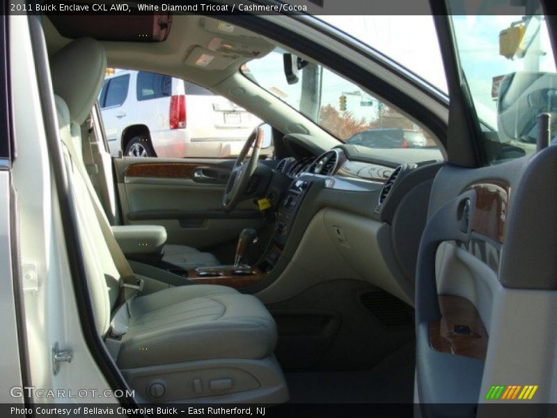 White Diamond Tricoat / Cashmere/Cocoa 2011 Buick Enclave CXL AWD
