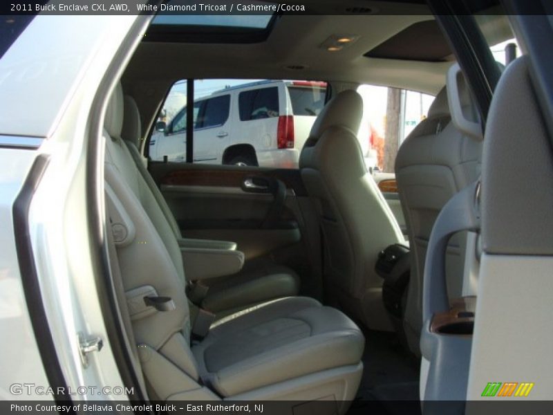 White Diamond Tricoat / Cashmere/Cocoa 2011 Buick Enclave CXL AWD