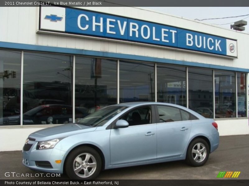 Ice Blue Metallic / Jet Black 2011 Chevrolet Cruze LT