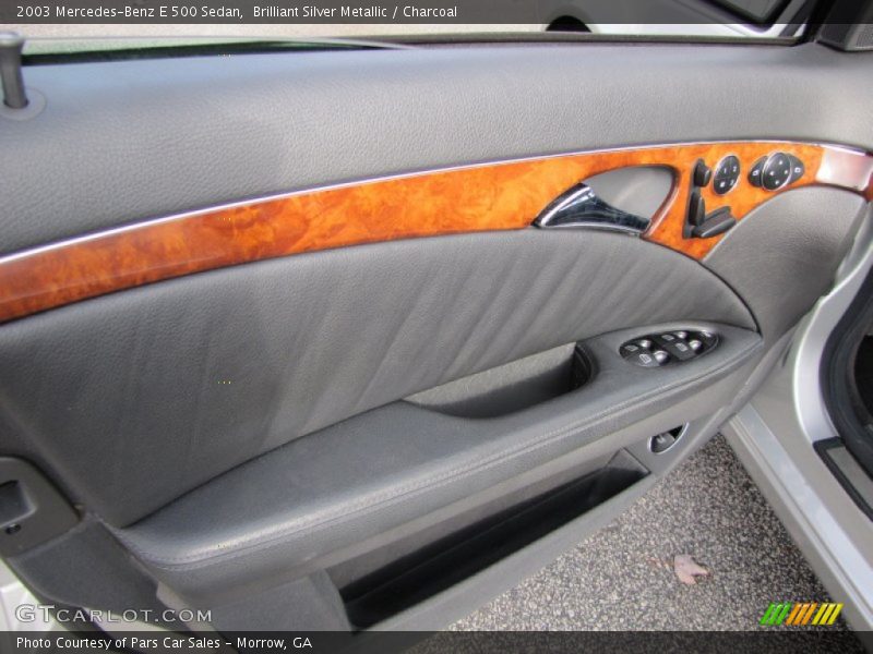 Brilliant Silver Metallic / Charcoal 2003 Mercedes-Benz E 500 Sedan